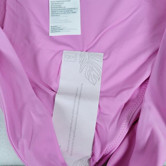 Prana Womens Summer Wave Lined Swim Bottom Bikini Size Large Pink Barbiecore - Picture 6 of 9